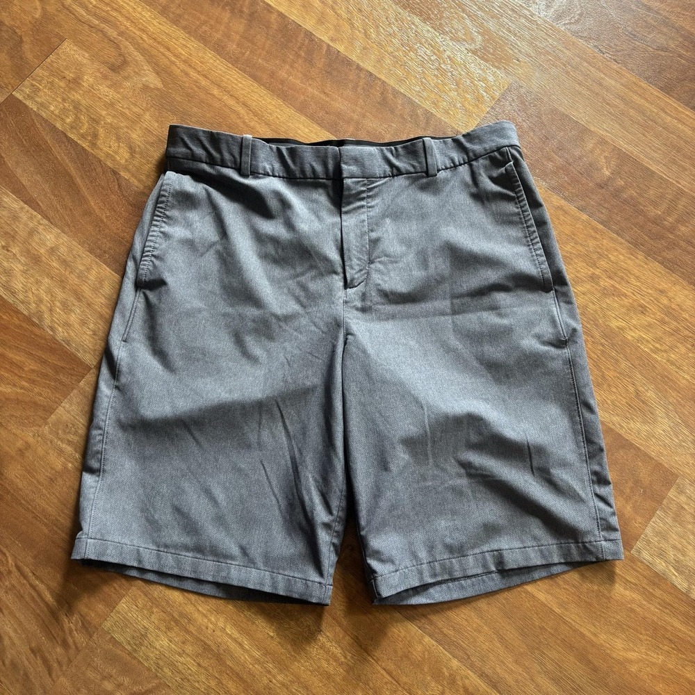 Nike‎ Golf Shorts Mens 34 Gray Dri-FIT 10 Inseam Performance Twill Pockets